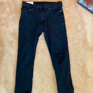 H&M Black Jeans 31x30 Slim Fit